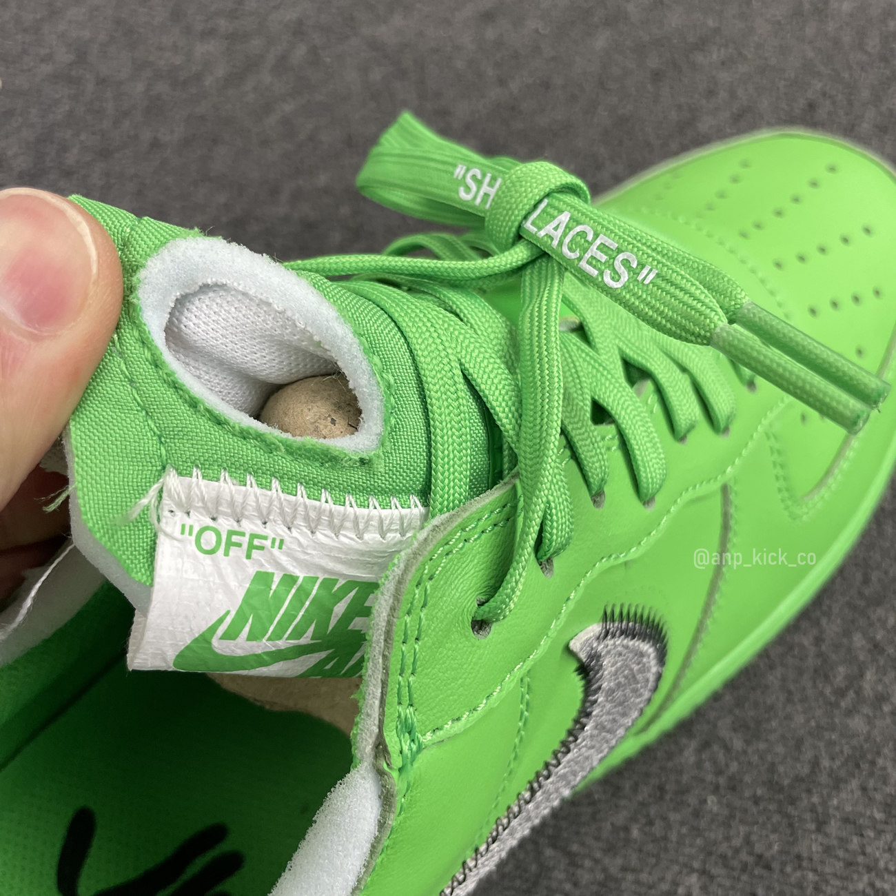 Off White Nike Air Force 1 Low Light Green (15) - www.newkick.vip